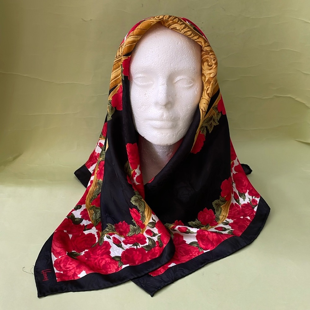 Vintage multicolored bright scarf